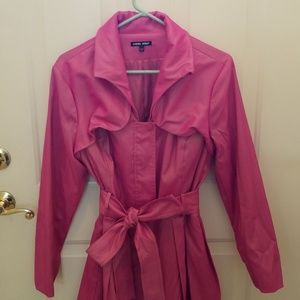 NWOT Samuel Dong Shimmer Bubble dress trench